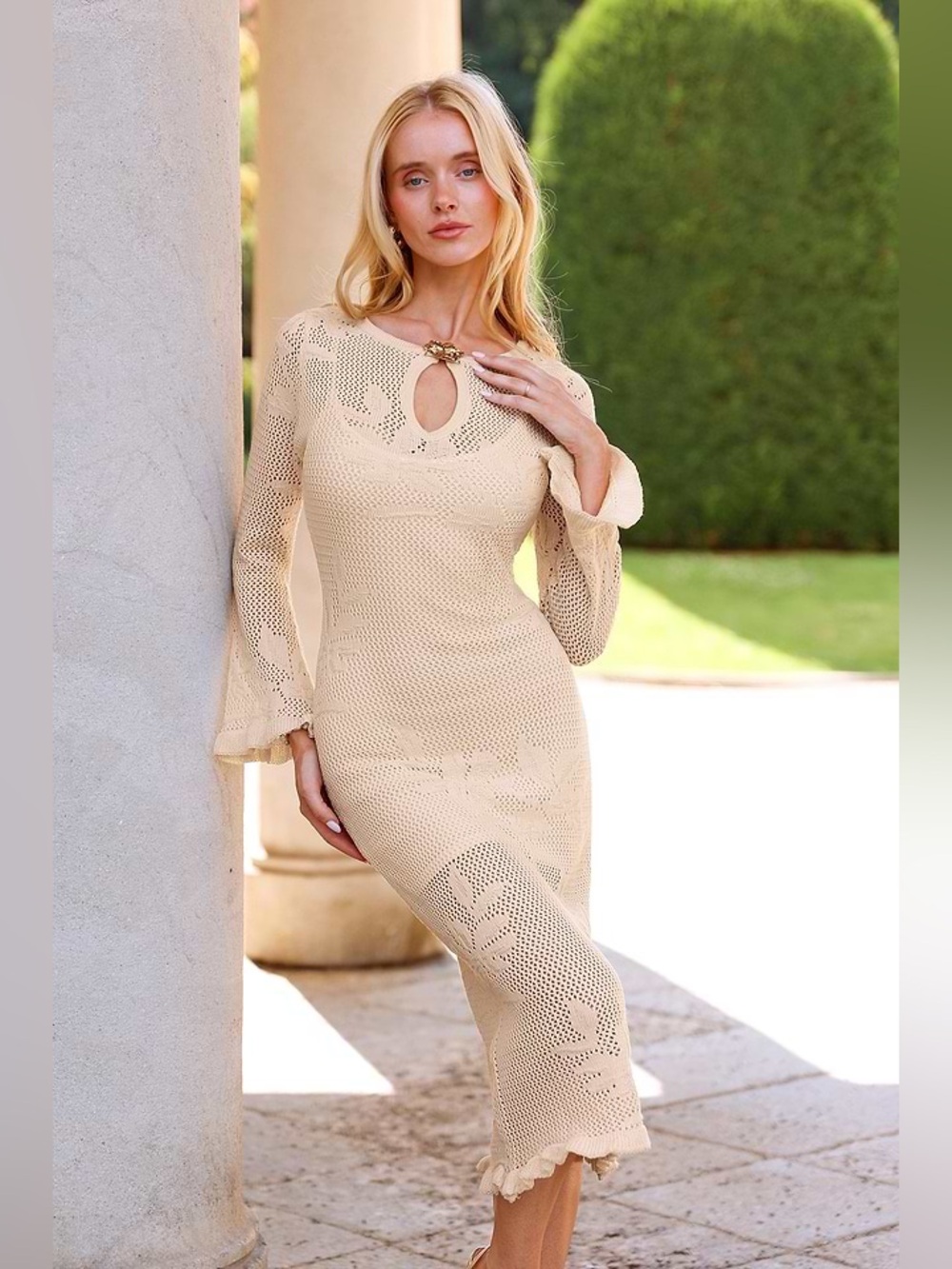 NWT Cupshe Perfect Pairing Midi Dress